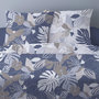 Voir la diapositive 2 : Dourev Housse de couette 240x220 Chika bleu + 2 taies