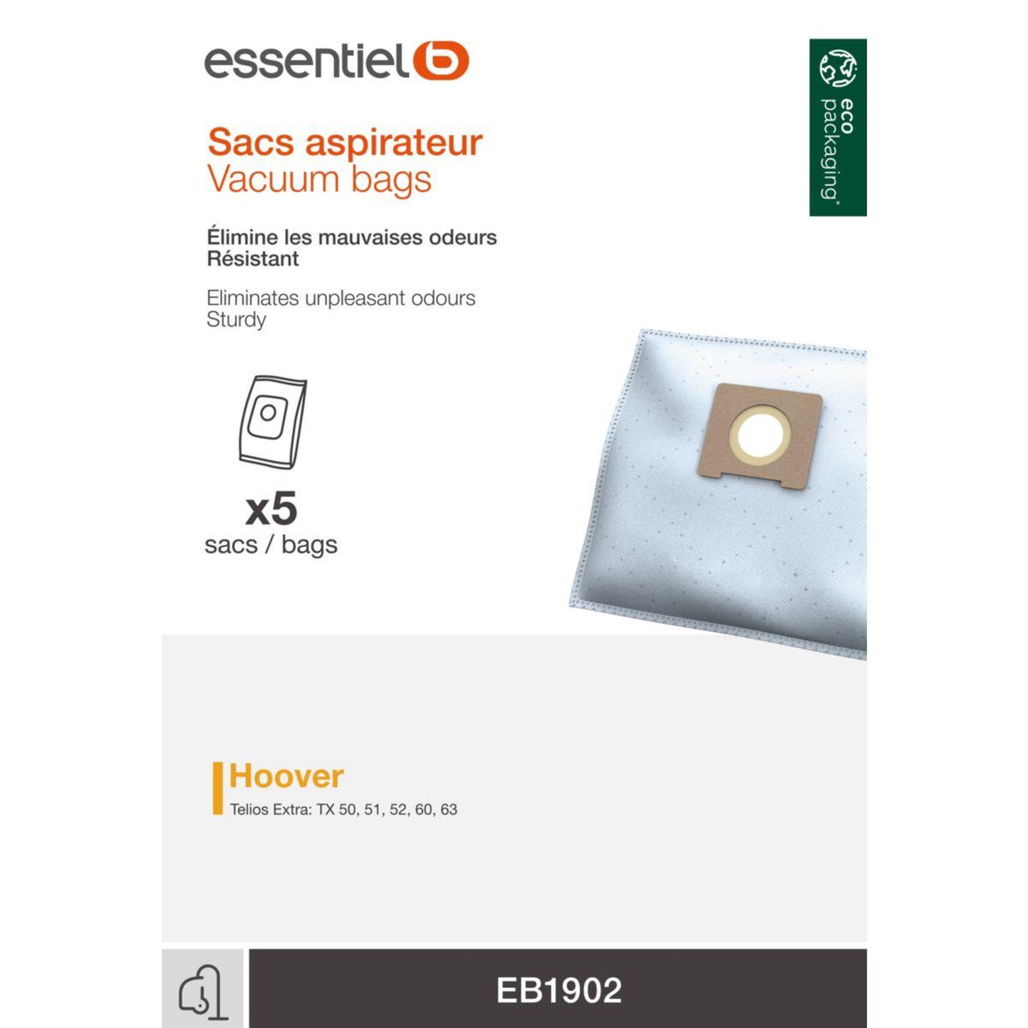 ESSENTIEL B Sac aspirateur eb1902