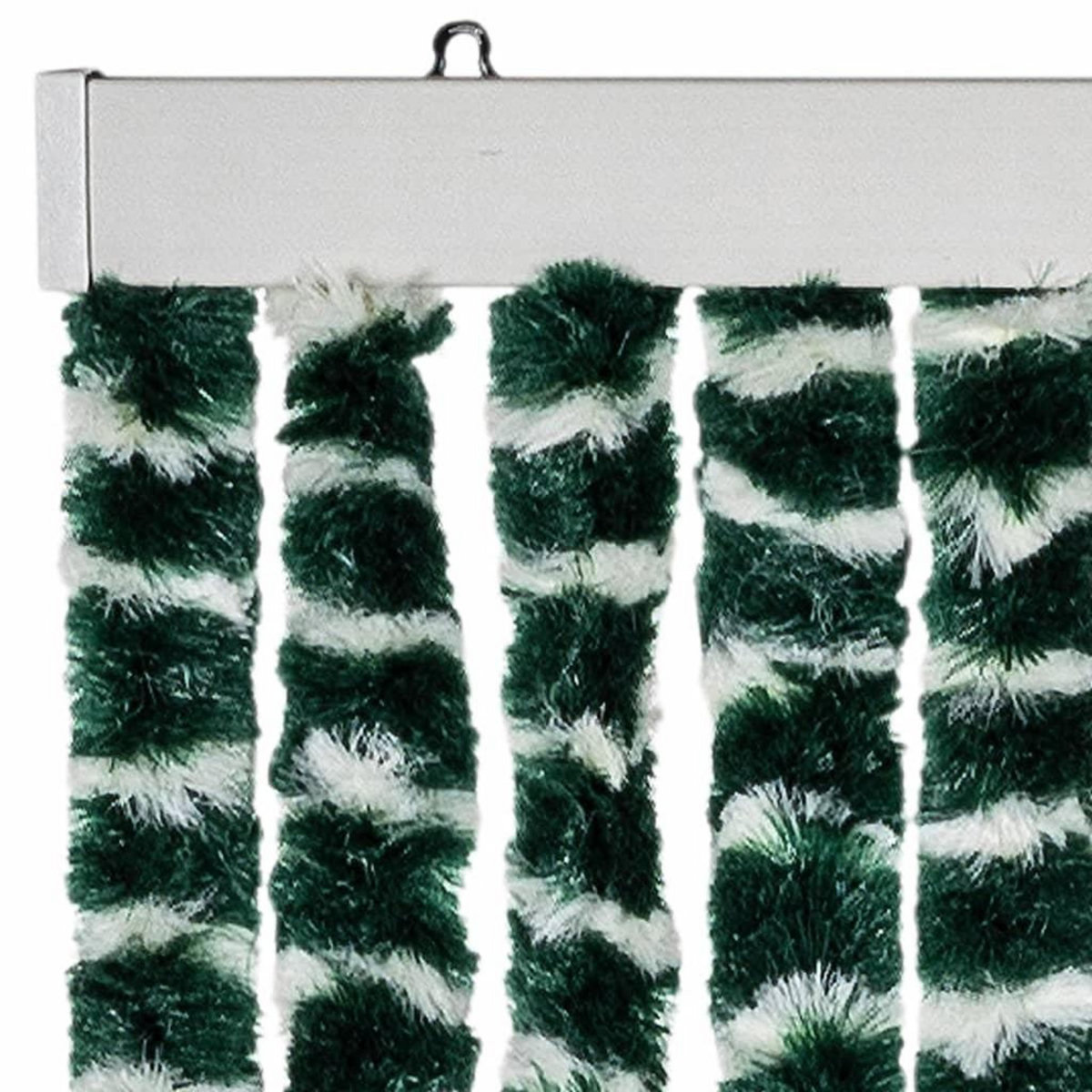 VIDAXL Moustiquaire Vert et blanc 56x185 cm Chenille