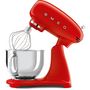Voir la diapositive 5 : SMEG Robot pâtissier SMF03RDEU Rouge