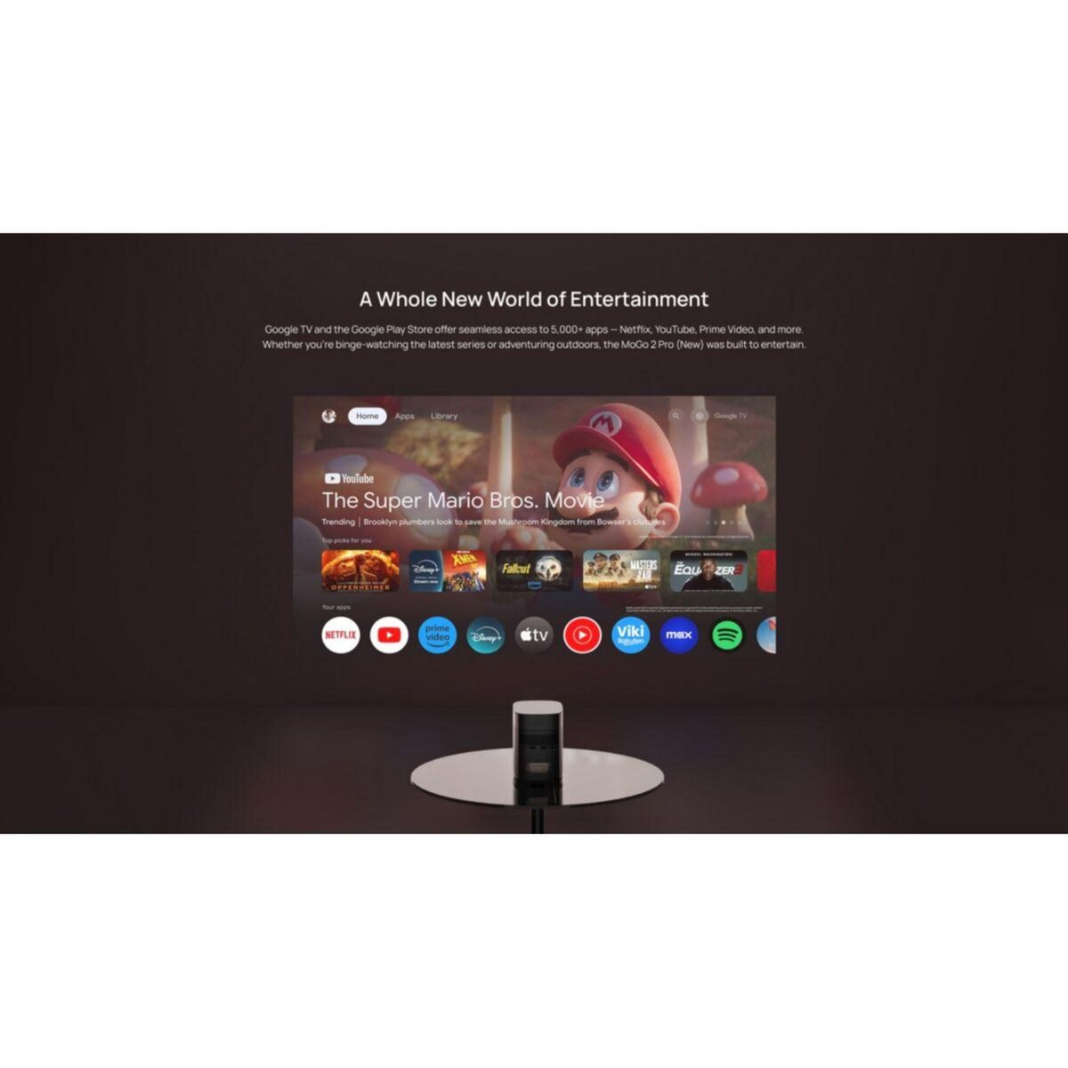 XGIMI Vidéoprojecteur portable MoGo 2 Pro Gen 2 - Google TV