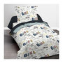 Voir la diapositive 1 : Today TODAY Parure de lit Enfant Kids First 1.11 - 1 personne - Housse de couette 140 x 200 et 1 taie doreiller 63 x 63 - Imprime blan