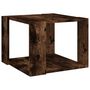 Voir la diapositive 2 : VIDAXL Table basse Chêne fumé 40x40x30 cm Bois d ingénierie
