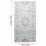 Voir la diapositive 6 : VIDAXL Tapis d'exterieur ARAKIL Gris clair 160x230 cm PP