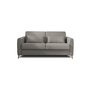 Voir la diapositive 6 : LISA DESIGN Timo - canapé 3 places convertible express couchage quotidien 140 cm matelas 12 cm en tissu
