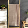 Voir la diapositive 2 : Paris Prix Drap de Douche  Tendresse  70x130cm Taupe