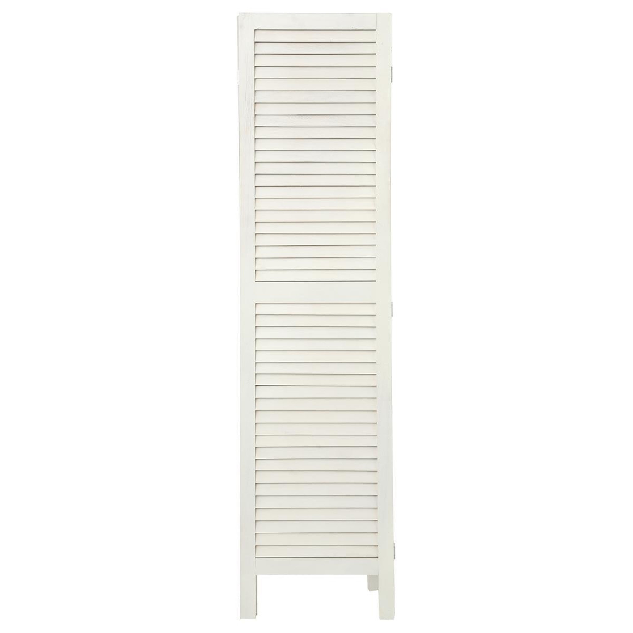 Voir la diapositive 2 : ATMOSPHERA Paravent 3 panneaux en bois  camila  120x170cm blanc
