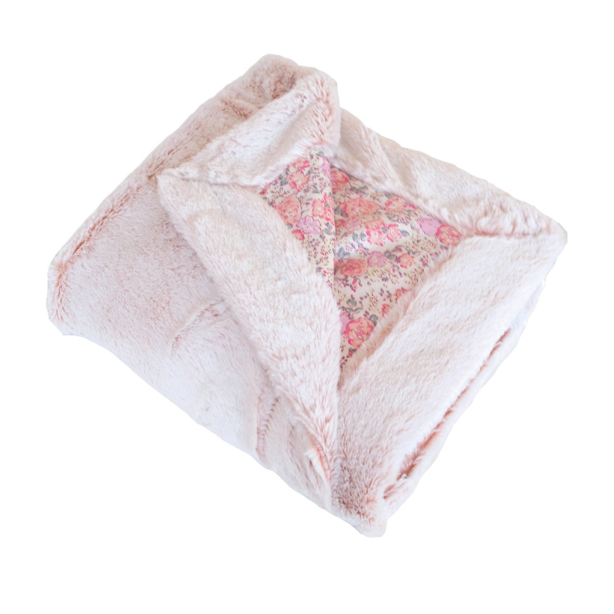 Domiva Couverture doublée imprimée 75 x 100 cm Snow Lapinou