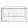 Voir la diapositive 3 : VIDAXL Chenil d'exterieur pour chiens porte 2x2x1 m acier galvanise