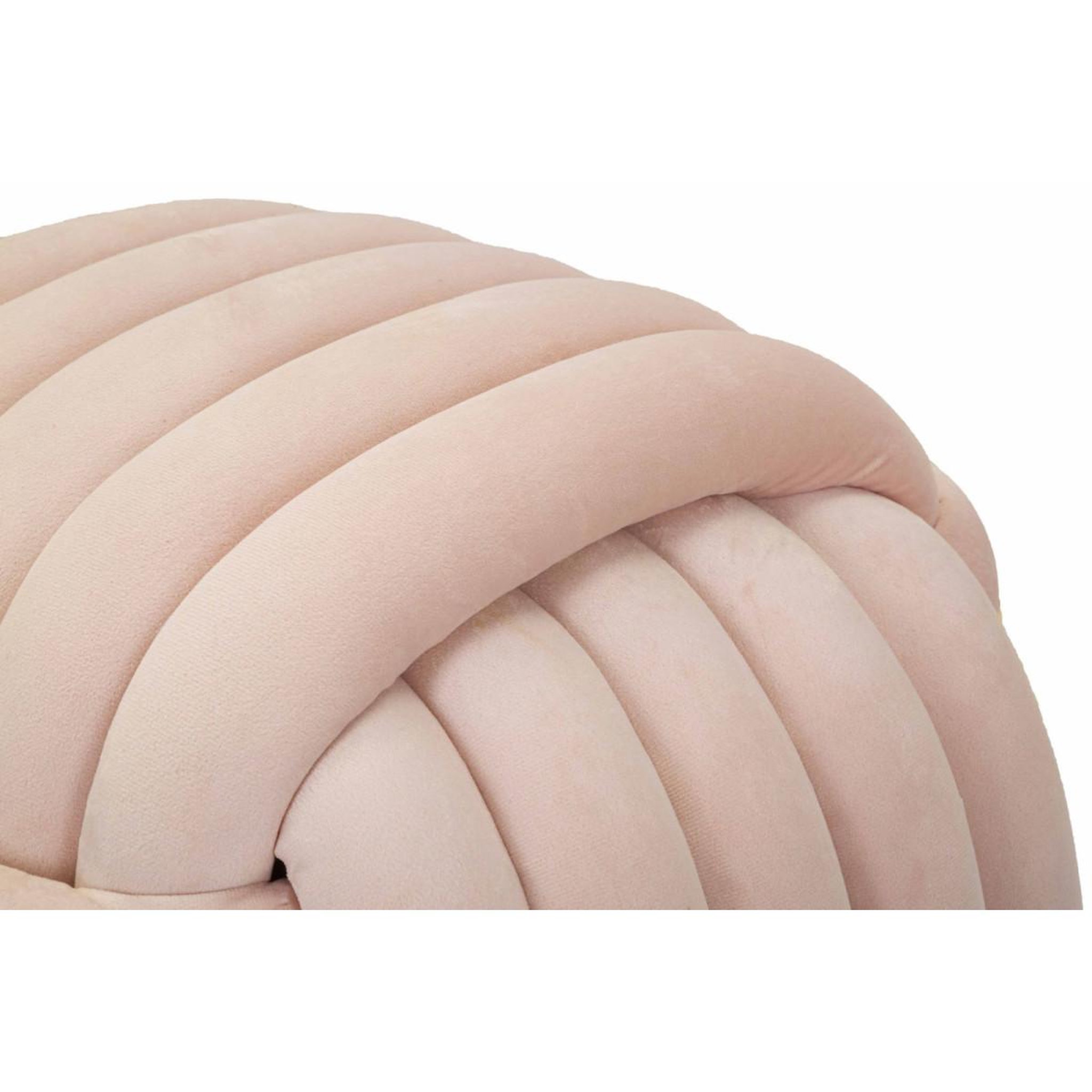 Voir la diapositive 4 : Paris Prix Pouf design en velours  softy  45cm rose