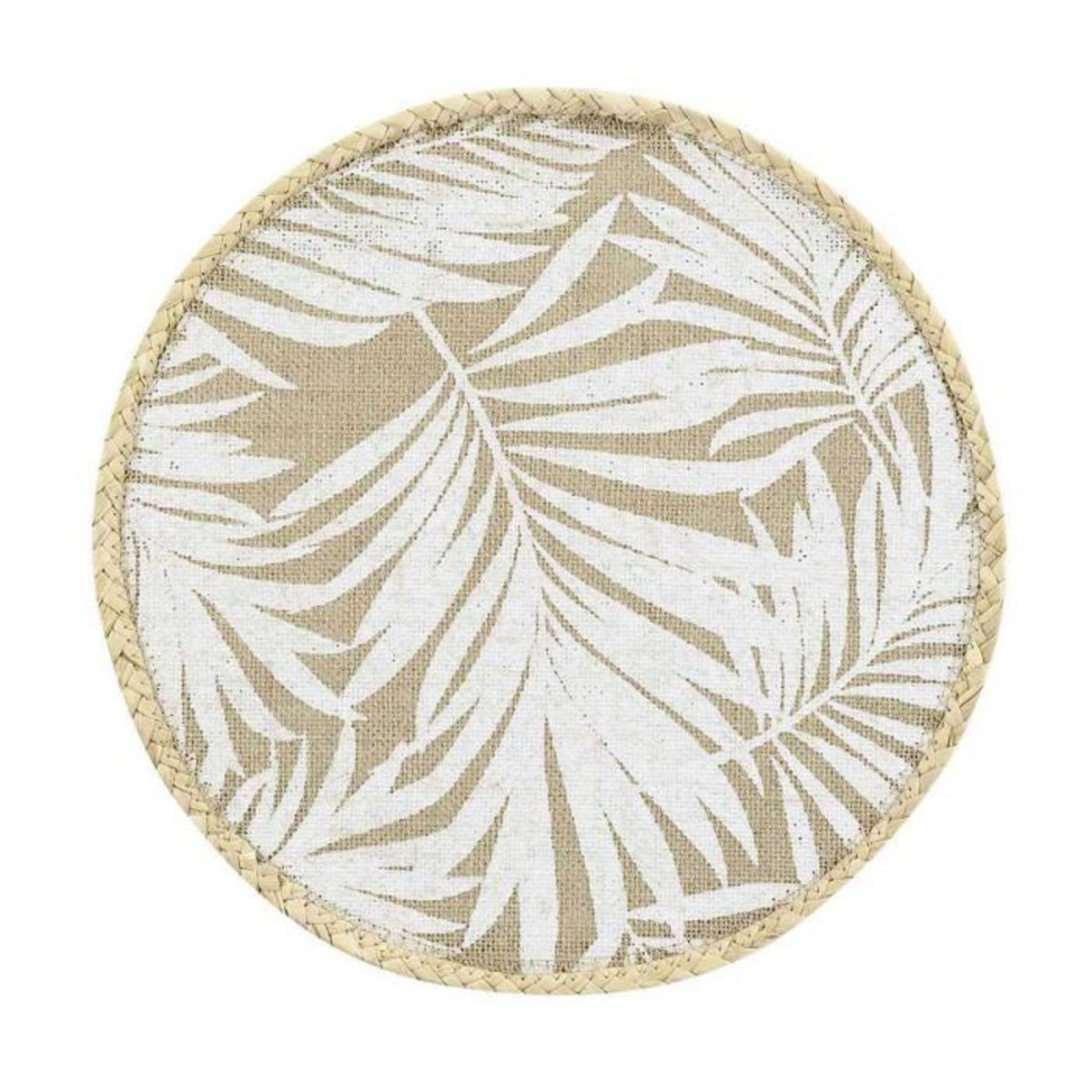 Paris Prix Set de Table Rond en Jute  Palam  38cm Naturel