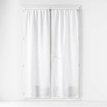 Paris Prix Paire de Voilages Passe-Tringle  Haltona  70x240cm Blanc