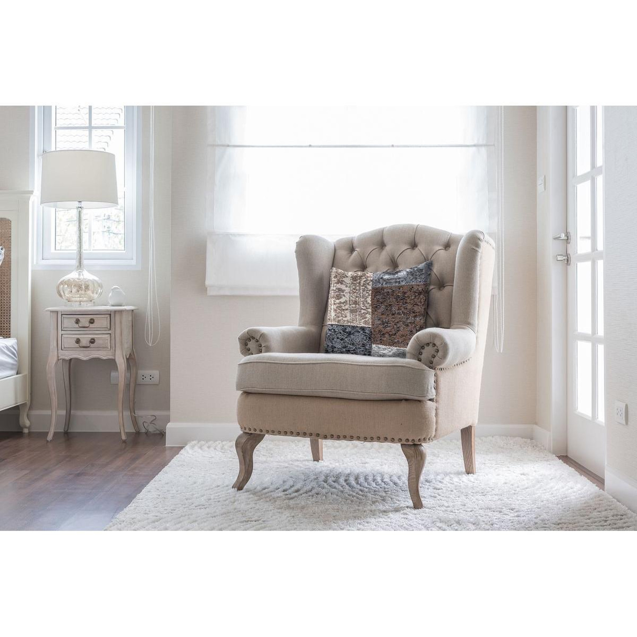 Voir la diapositive 3 : Paris Prix Coussin déco  symphonia  45x45cm marron