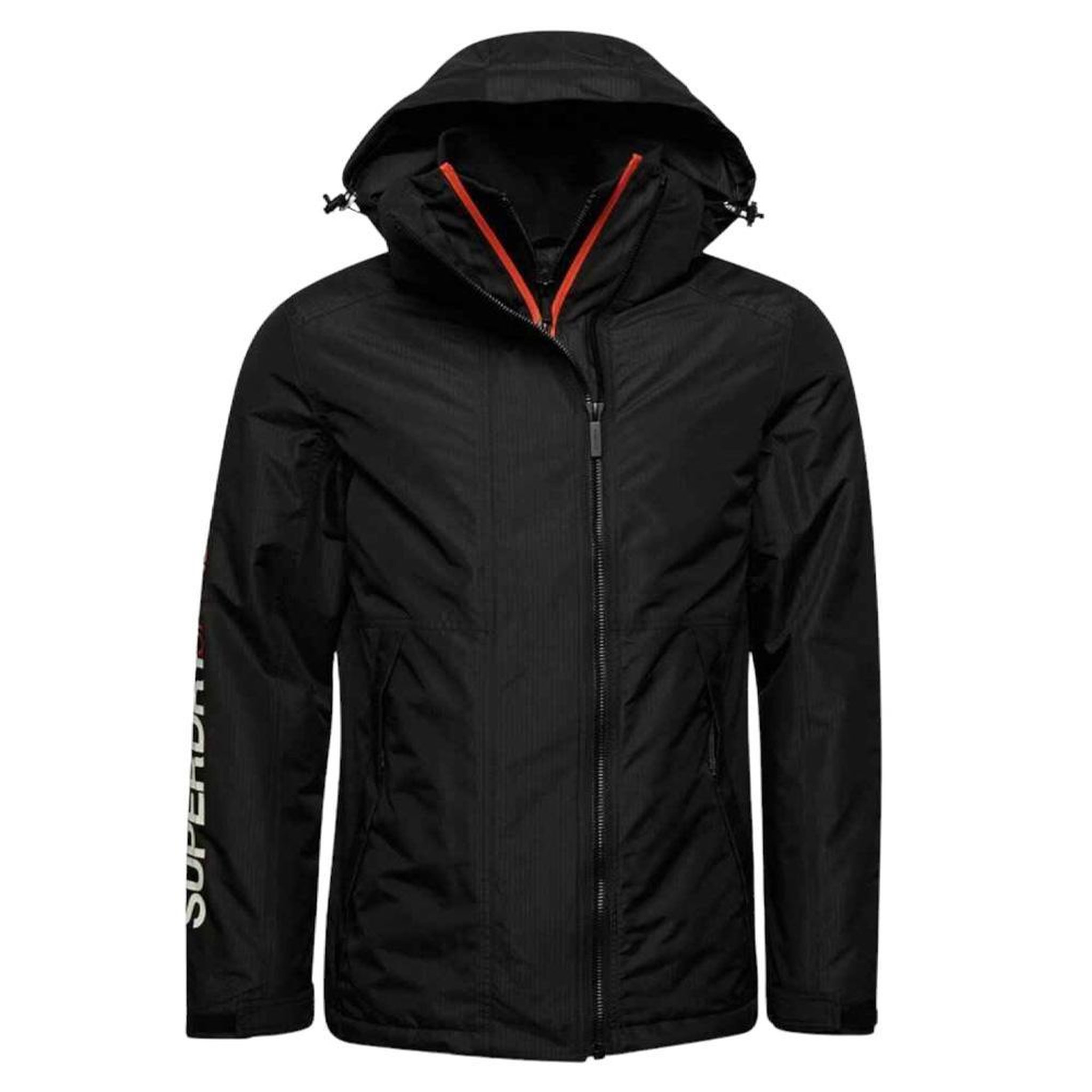 Voir la diapositive 2 : SUPERDRY Veste Noire Homme Superdry Hooded