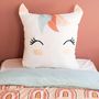 Voir la diapositive 3 : COTE DECO Parure de lit enfant Licorne - 100% polyester 72g/m² - 140 x 200 cm