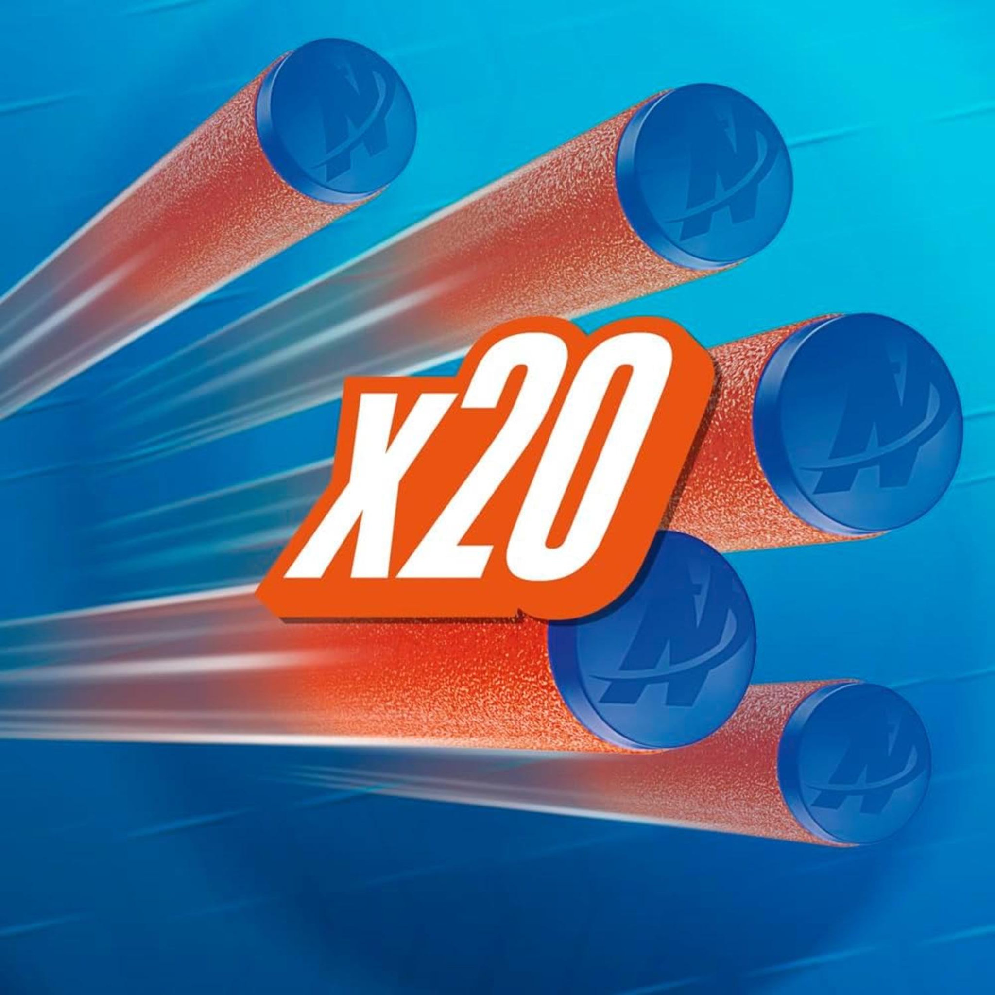 Voir la diapositive 3 : HASBRO Nerf N Series 20 fléchettes N1