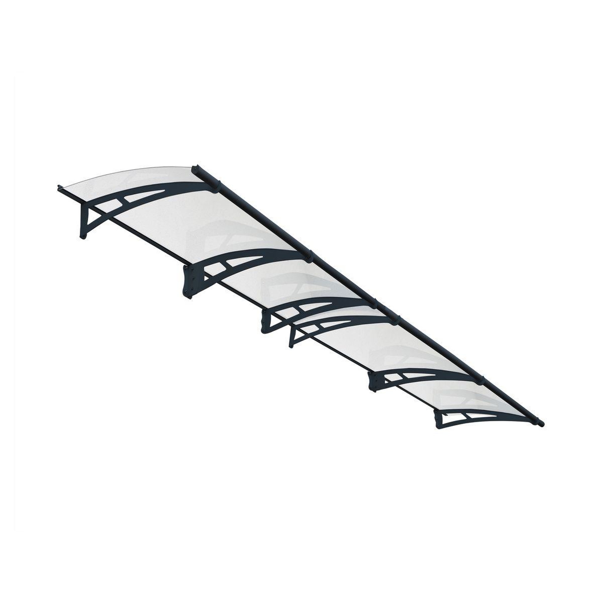 Voir la diapositive 2 : Canopia by PALRAM Marquise - Anthracite - 91-5x412cm - AQUILA 4100
