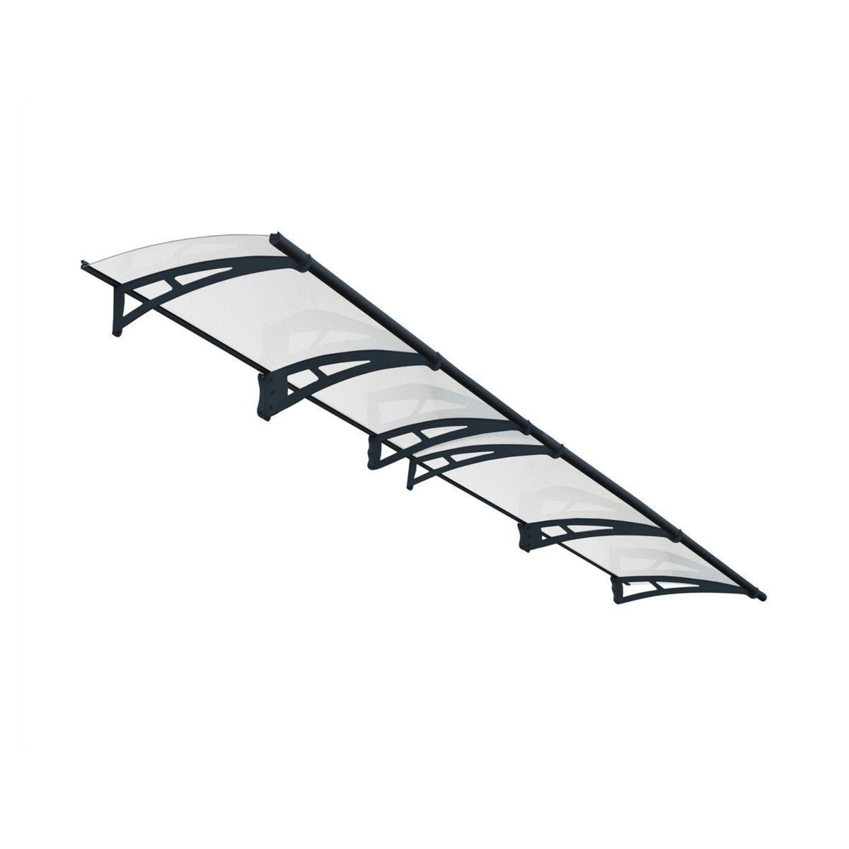 Canopia by PALRAM Marquise - Anthracite - 91-5x412cm - AQUILA 4100