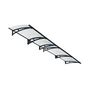 Voir la diapositive 2 : Canopia by PALRAM Marquise - Anthracite - 91-5x412cm - AQUILA 4100