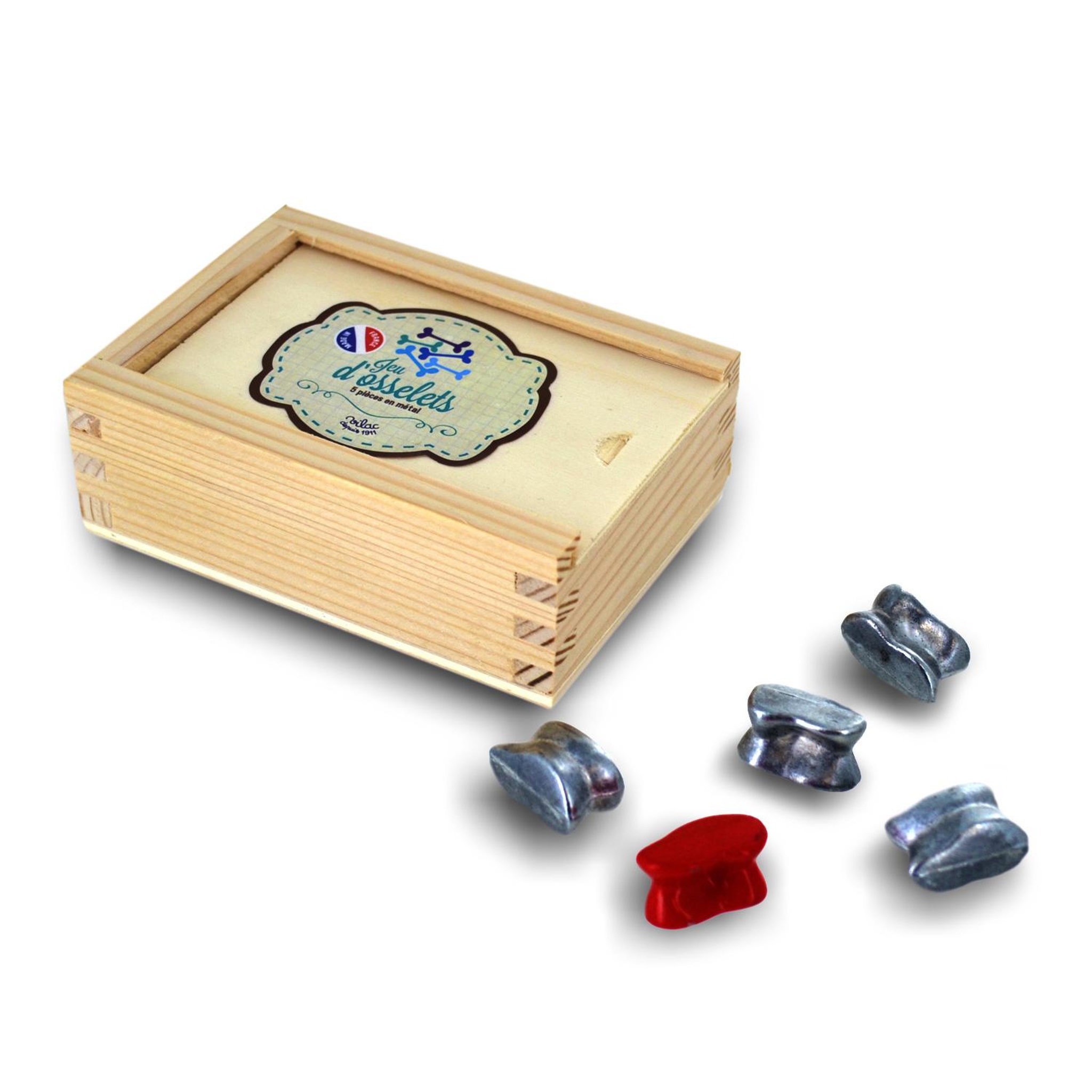 Vilac Osselets : coffret à rayures
