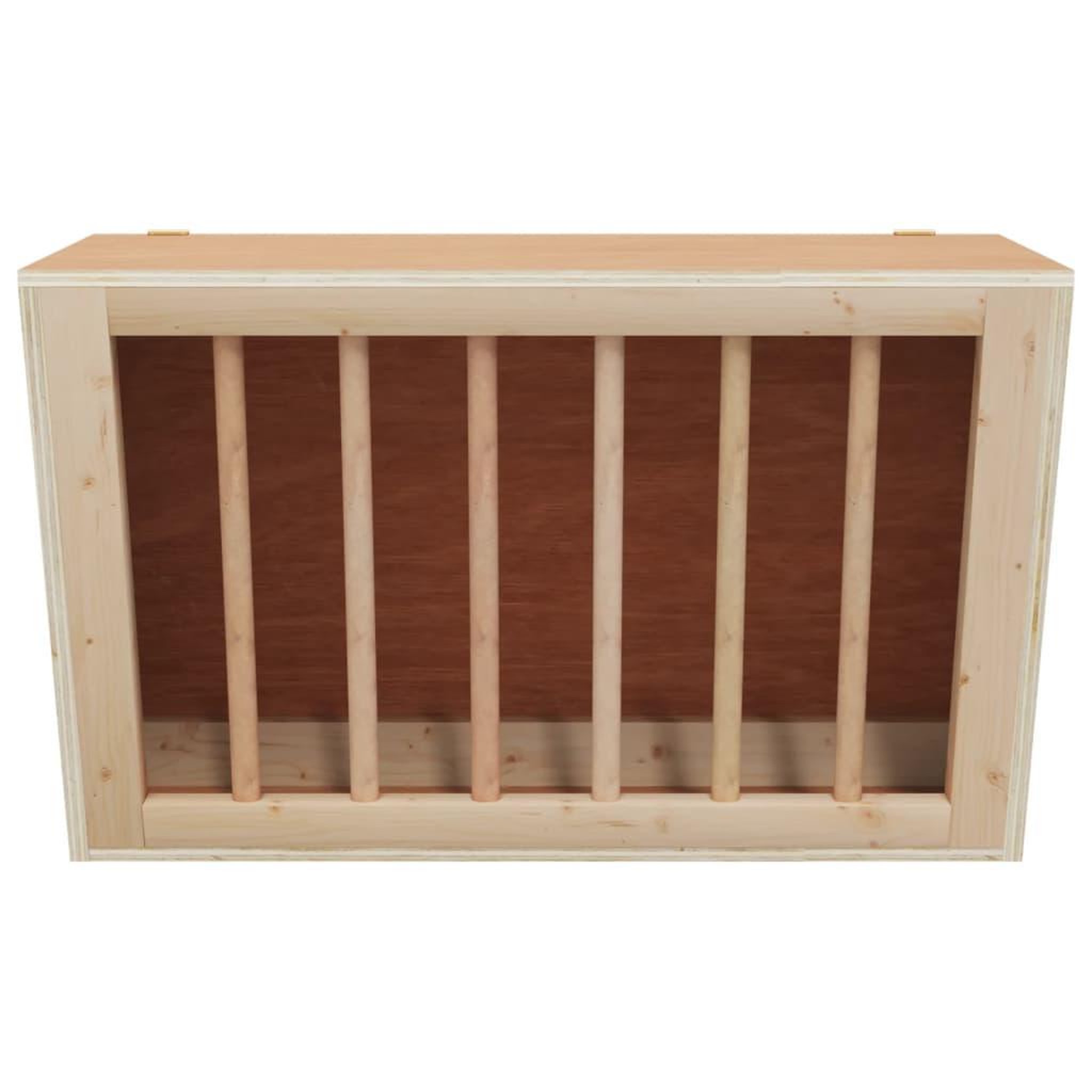 Voir la diapositive 3 : VIDAXL Mangeoire a foin pour lapins 37x18,5x23 cm bois massif sapin