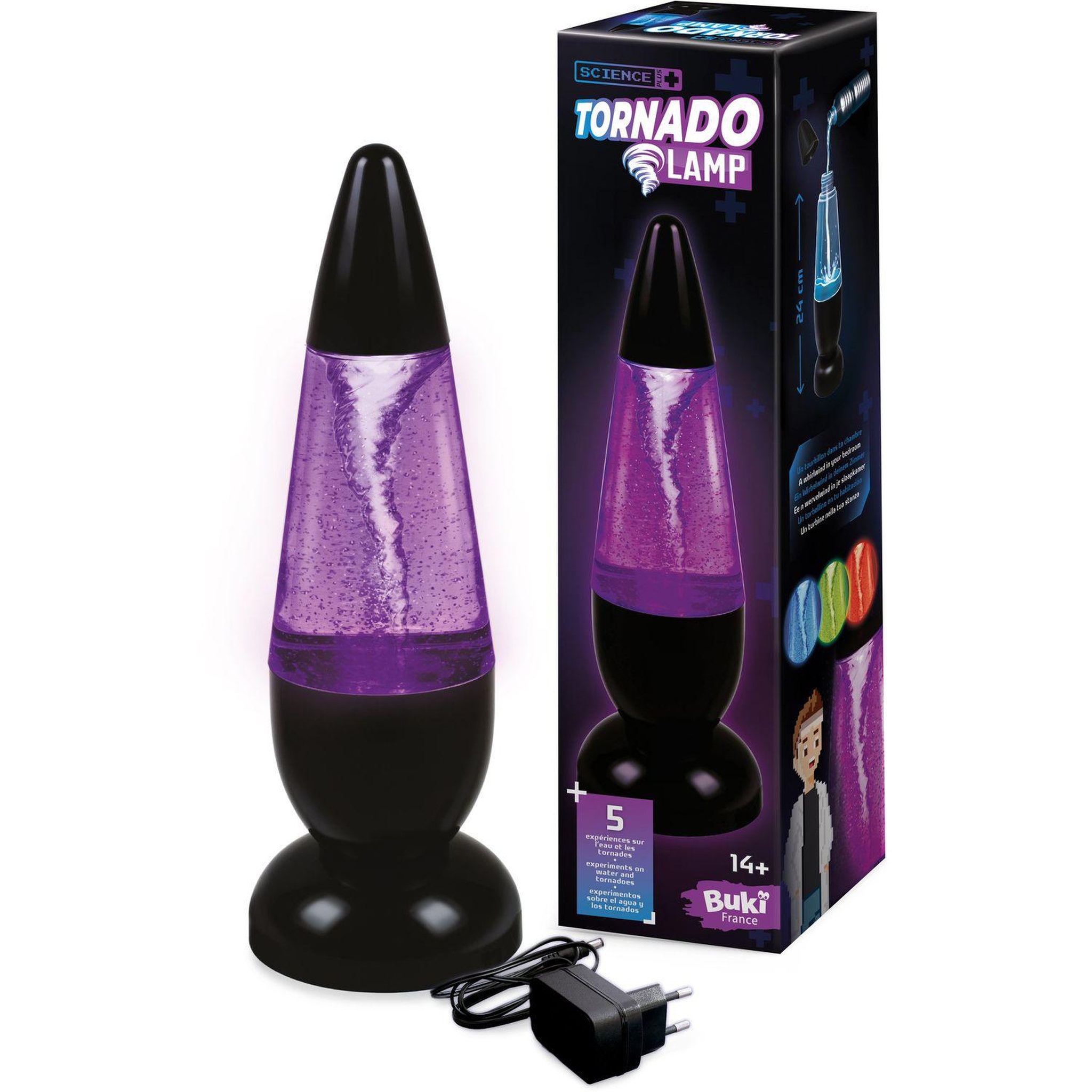 Voir la diapositive 2 : BUKI Tornado lampe 