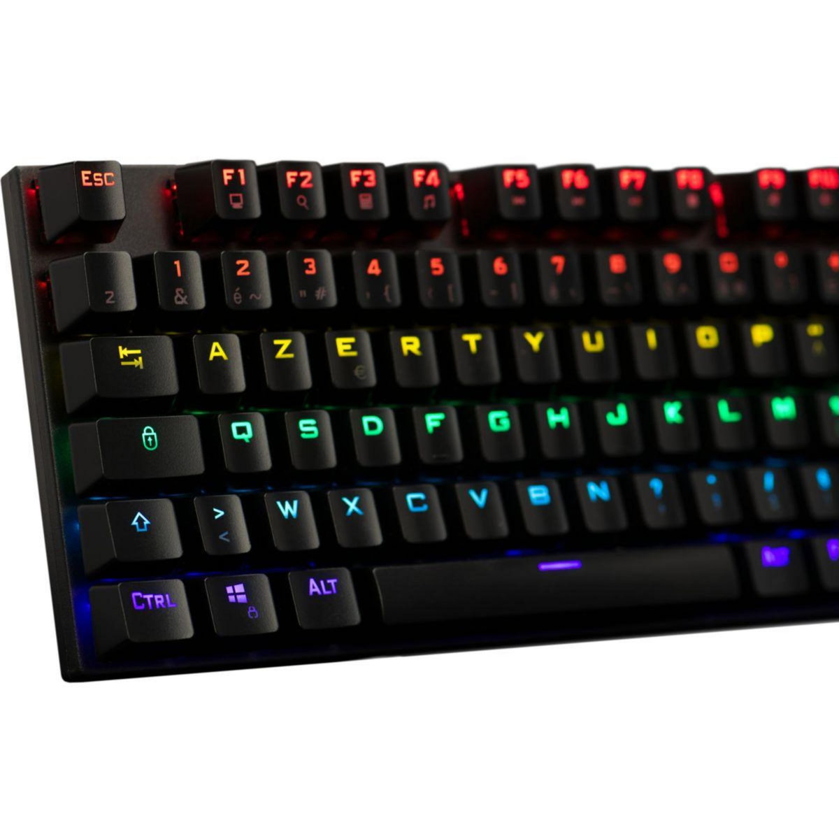 THE G-LAB Clavier gamer KEYZ CARBON EX FR