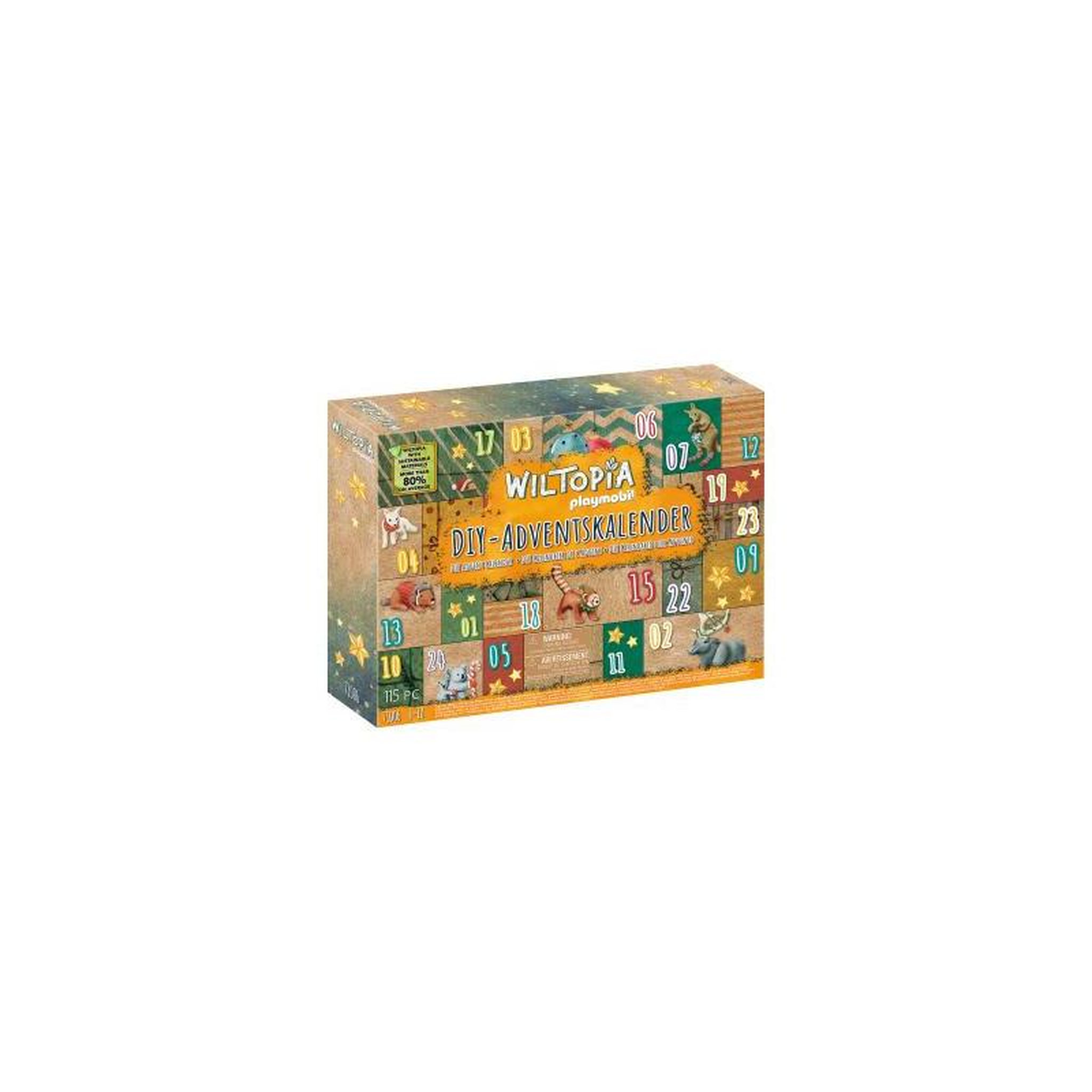 PLAYMOBIL Playmobil Wiltopia DIY Adventskalender: Tierische Weltreise (71006)