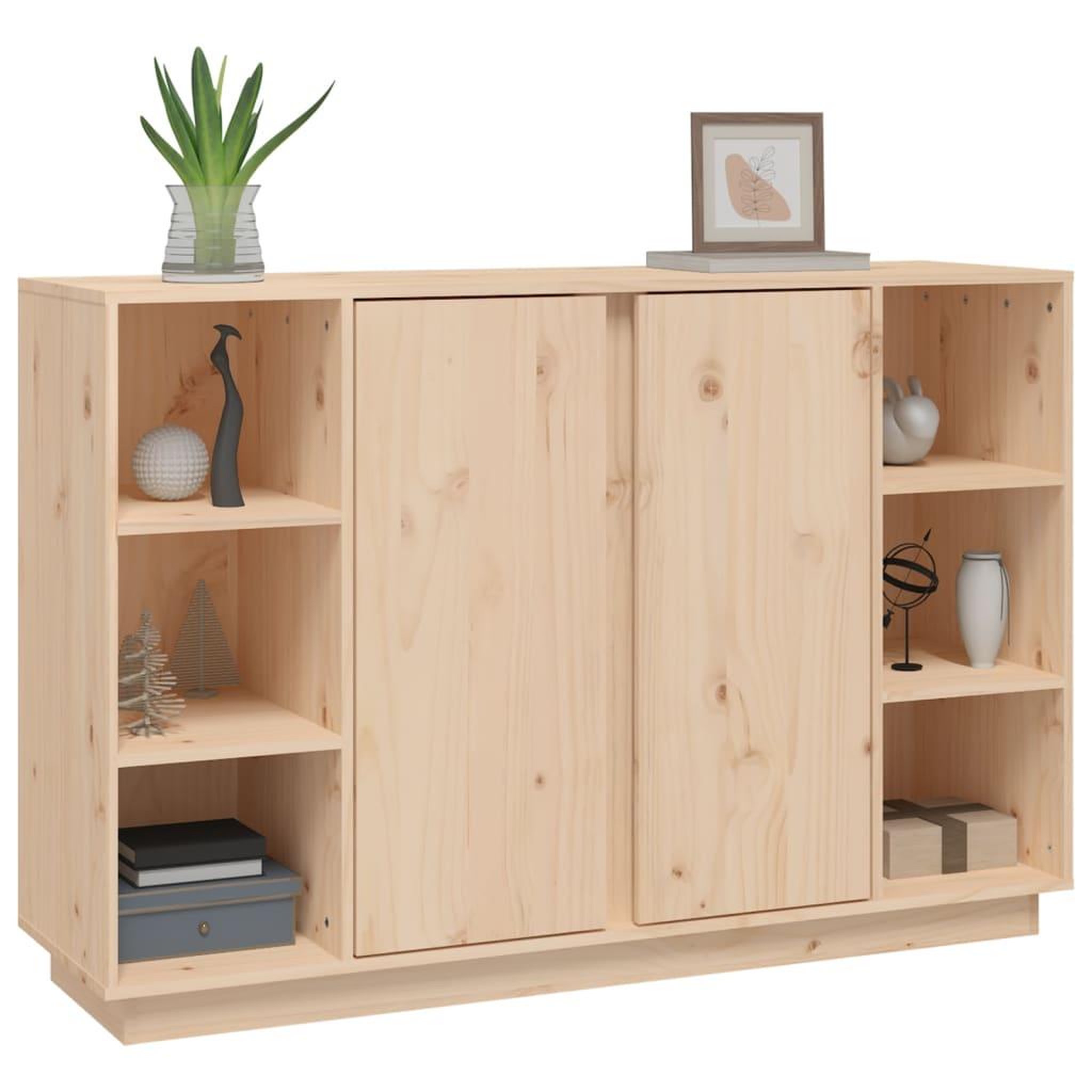Voir la diapositive 4 : VIDAXL Buffet 120x35x80 cm Bois massif de pin