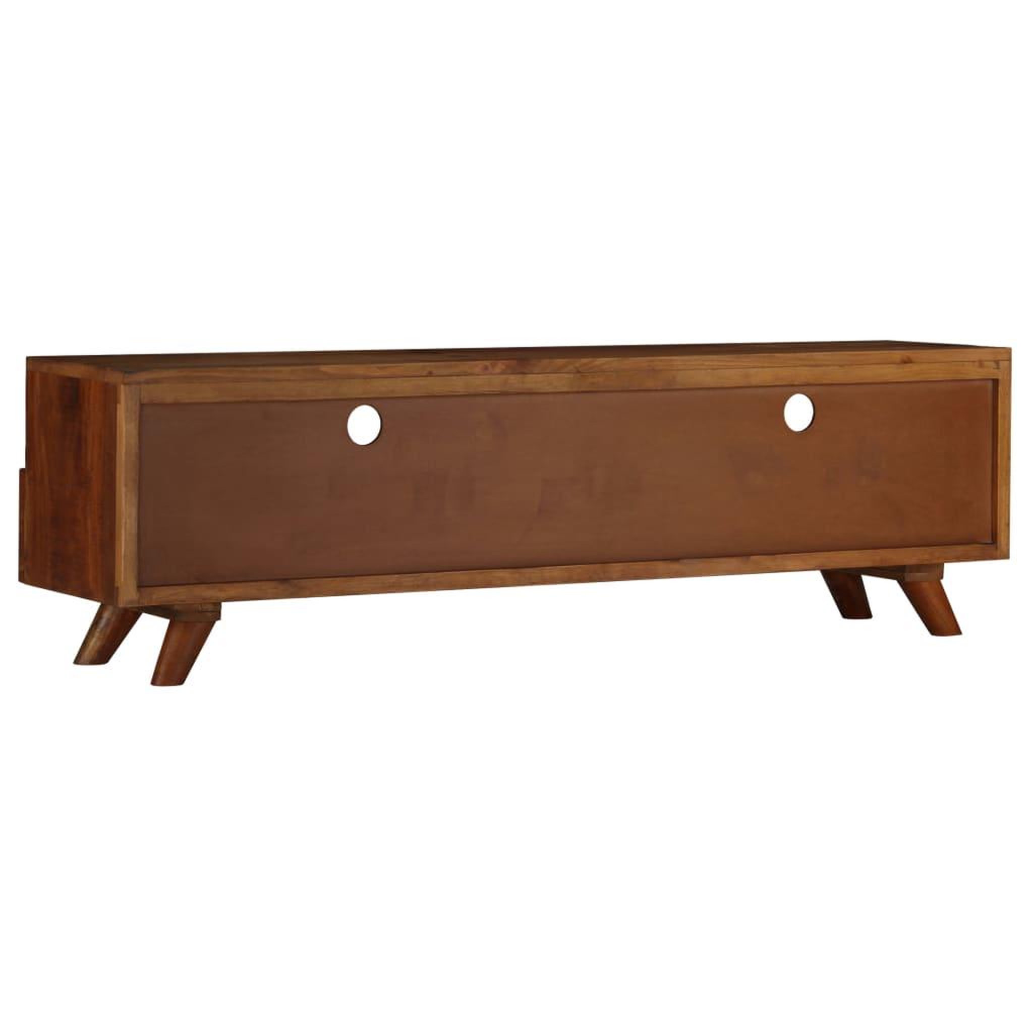 Voir la diapositive 2 : VIDAXL Meuble tv bois de recuperation solide 140x30x40 cm