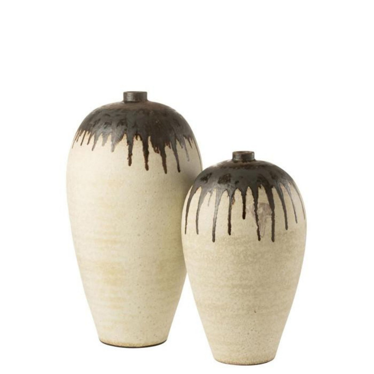 Paris Prix Vase Design en Céramique  Peinture  72cm Beige
