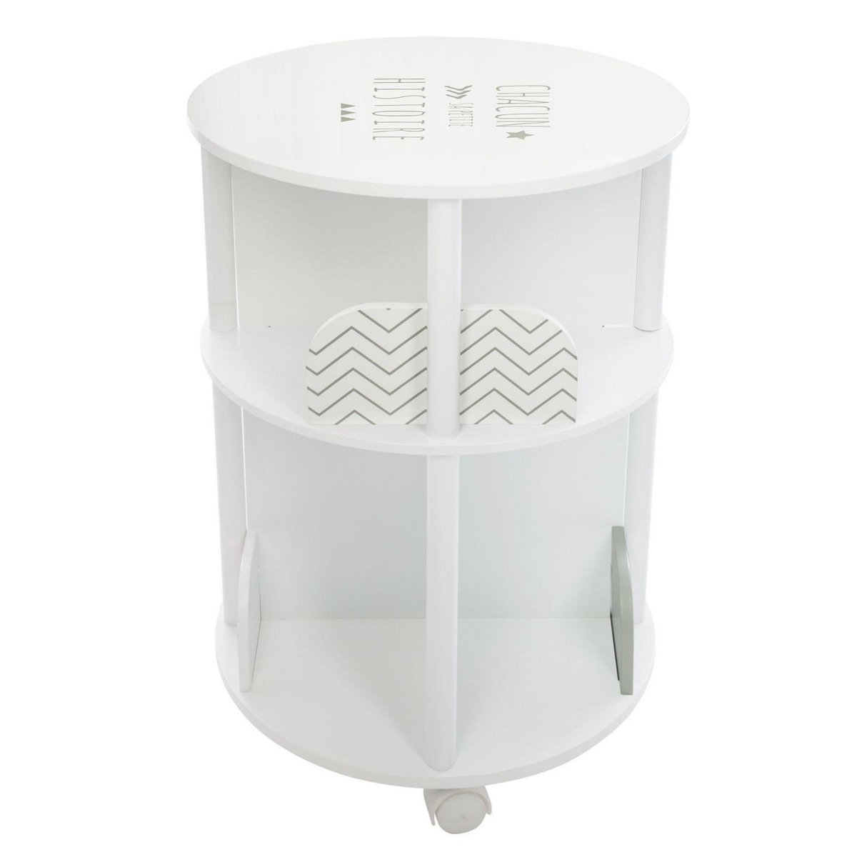 Atmosphera Kids Bibliothèque enfant ronde Douceur