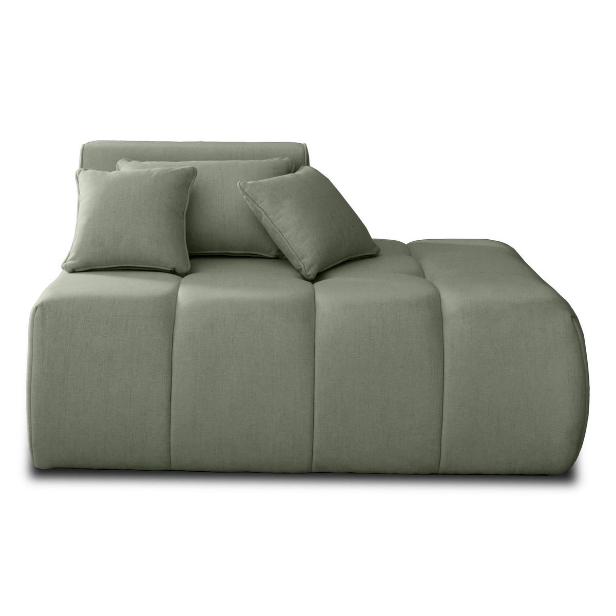 LISA DESIGN Caracas - module d'assise droit - en tissu