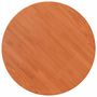 Voir la diapositive 2 : VIDAXL Dessus de table rond cire marron Ø80x2,5 cm bois de pin massif