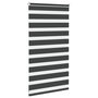 Voir la diapositive 4 : VIDAXL Store zebre noir 85x100 cm largeur du tissu 80,9 cm polyester