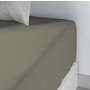 Voir la diapositive 2 : Les Ateliers du Linge Drap housse 100% coton 115g 57fils