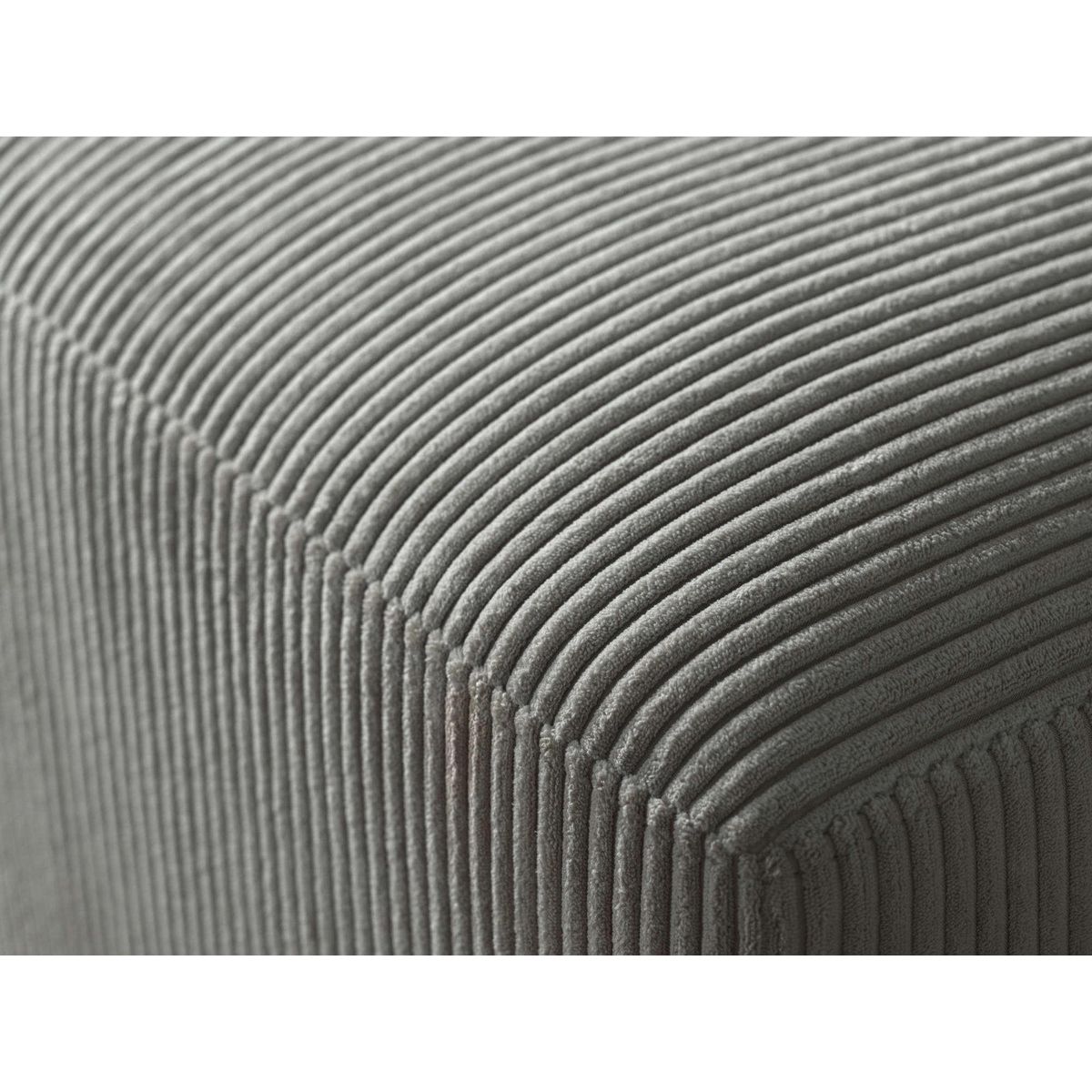 LISA DESIGN Livy - canapé d'angle convertible - avec coffre - en velours côtelé - 5 places - gauche