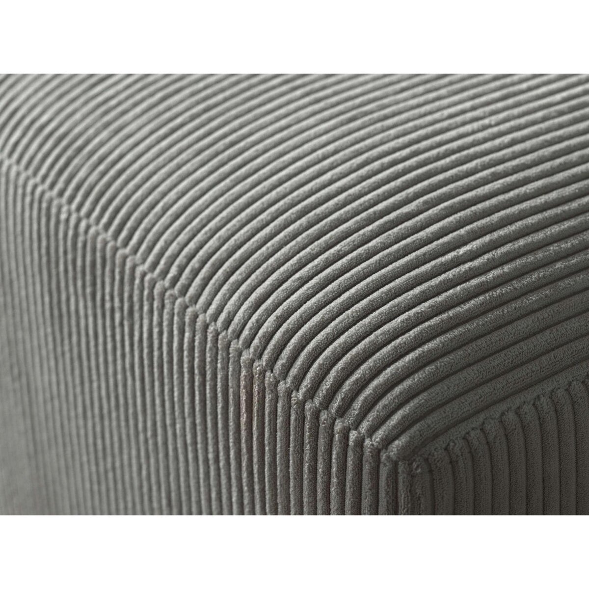 LISA DESIGN Livy - canapé d'angle convertible - avec coffre - en velours côtelé - 5 places - gauche