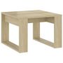 Voir la diapositive 2 : VIDAXL Table d'appoint Chene sonoma 50x50x35 cm Bois d'ingenierie