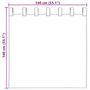 Voir la diapositive 6 : VIDAXL Rideaux en voile avec passe-tringles 2 pcs blanc