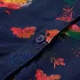 VIDAXL Robe pour enfants a manches longues bleu marine 104