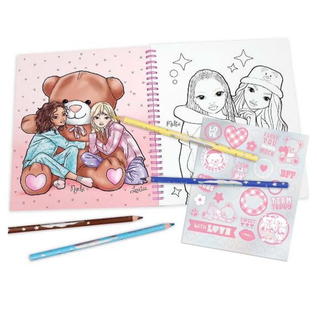 TOP MODEL TOPModel Livre de coloriageTeam Teddy