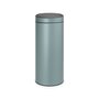 BRABANTIA Poubelle Touch Bin NEW 30 Litres Metallic Mint / Couvercle Brilliant Steel
