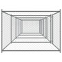 Voir la diapositive 5 : VIDAXL Cage pour chien avec portes gris 10x2x1,5 m acier galvanise