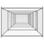 Voir la diapositive 5 : VIDAXL Cage pour chien avec portes gris 10x2x1,5 m acier galvanise