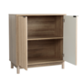 Voir la diapositive 4 : CONCEPT USINE Buffet en bois avec 2 portes et 2 niches SCANDI