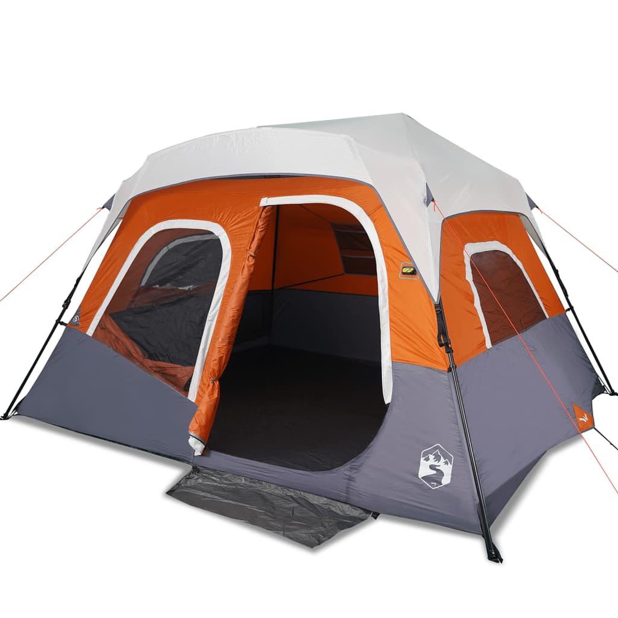 Voir la diapositive 2 : VIDAXL Tente familiale avec LED 6 personnes a degagement rapide