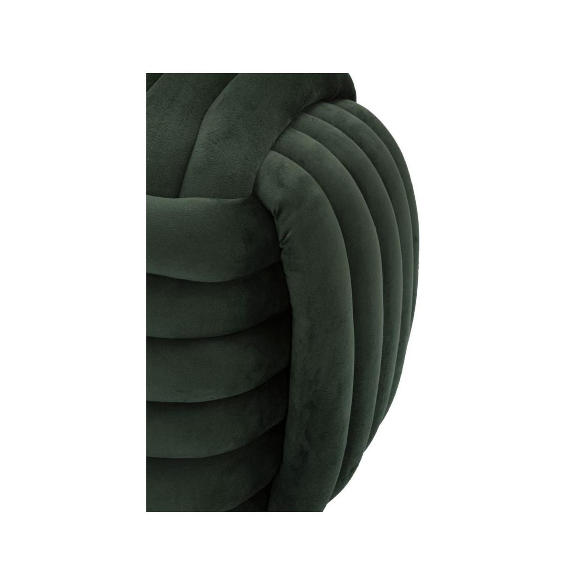 Voir la diapositive 4 : Paris Prix Pouf design en velours  softy  45cm vert