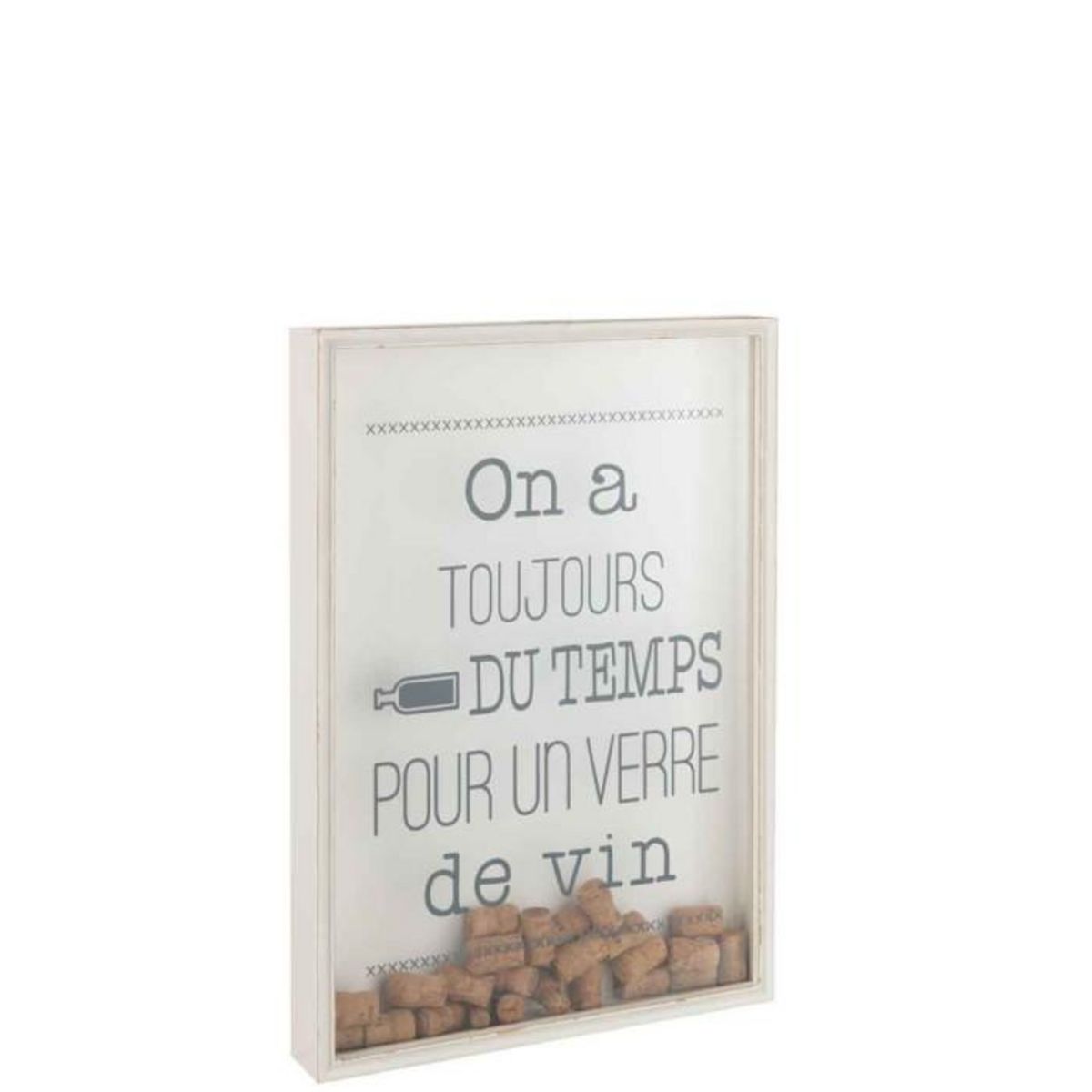 Paris Prix Cadre Déco en Bois  Bouchons  65cm Beige