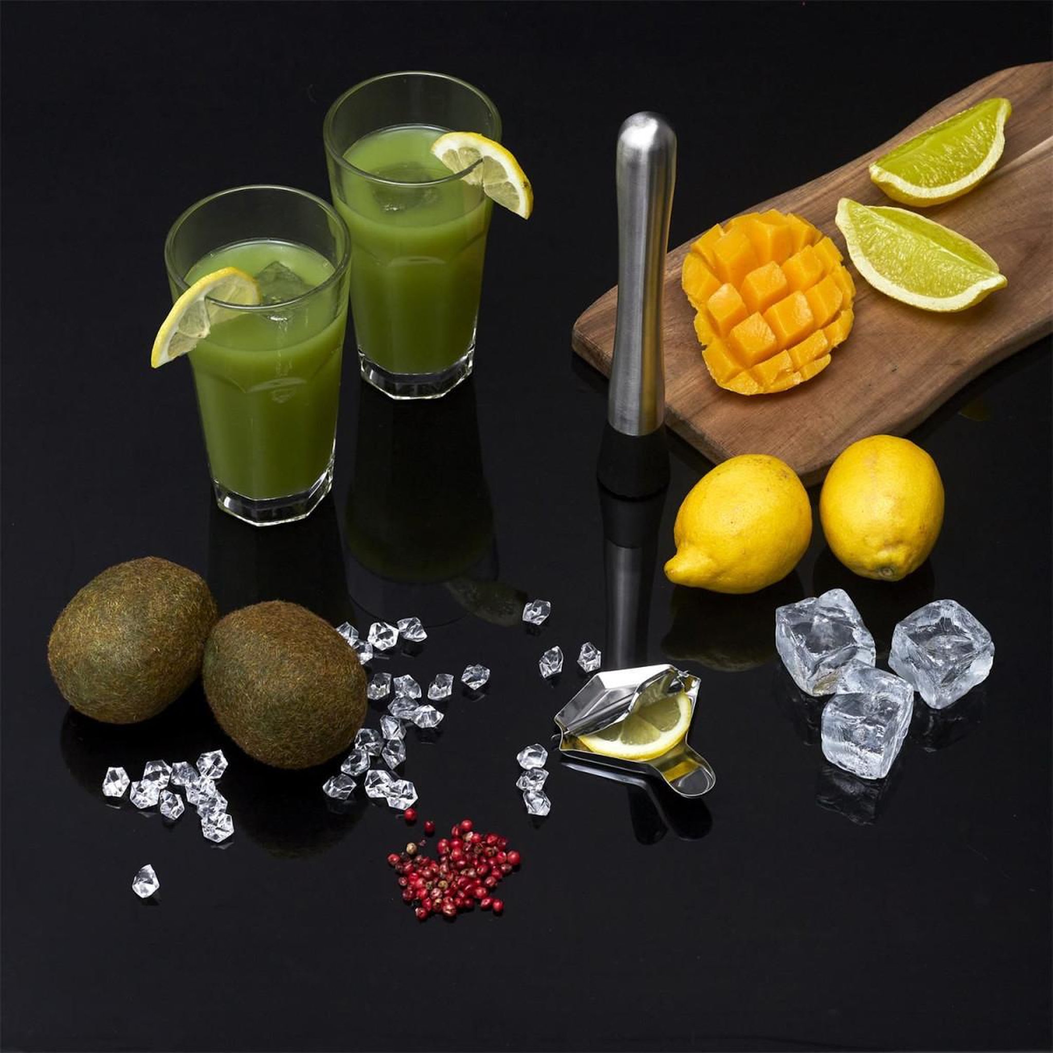 Voir la diapositive 4 : COOK CONCEPT Coffret mojito  4 accessoires  370ml transparent
